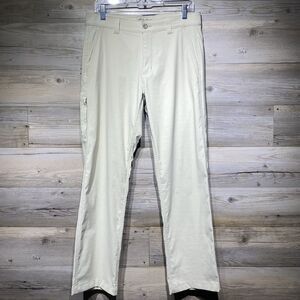 Eddie Bauer Travex Pants Men’s 30x30 Beige Cargo Pocket Stretch Hiking Outdoor